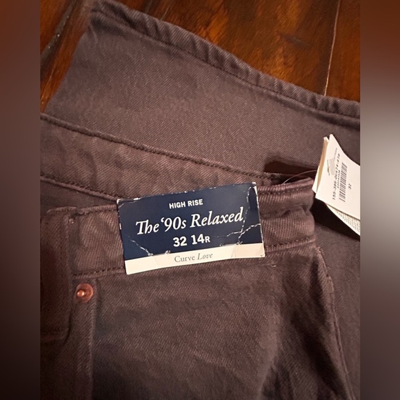 NWT Abercrombie & Fitch The 90’s Relaxed Fit High Rise Jeans - Picture 2 of 9